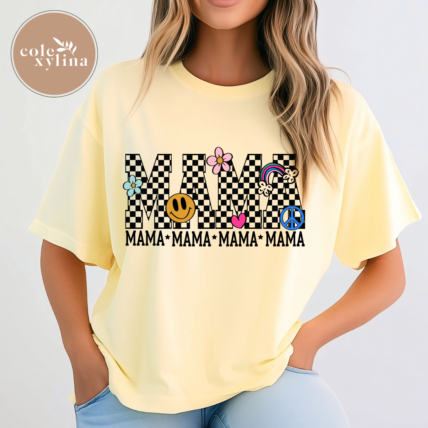 RETRO GIRLY MAMA (2 OPTIONS) - DTF TRANSFER