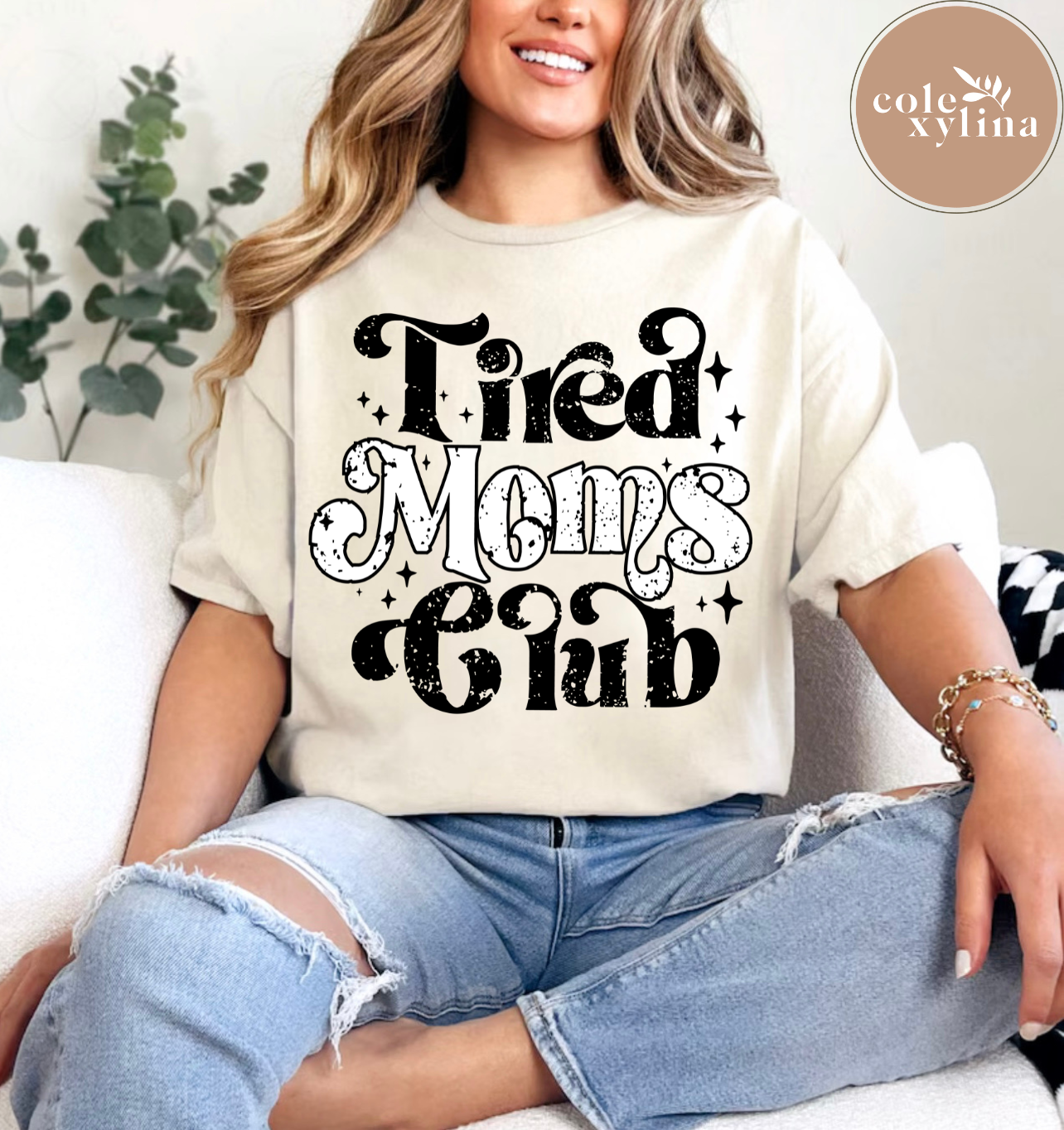 TIRED MOMS CLUB (3 OPTIONS) - DTF TRANSFER