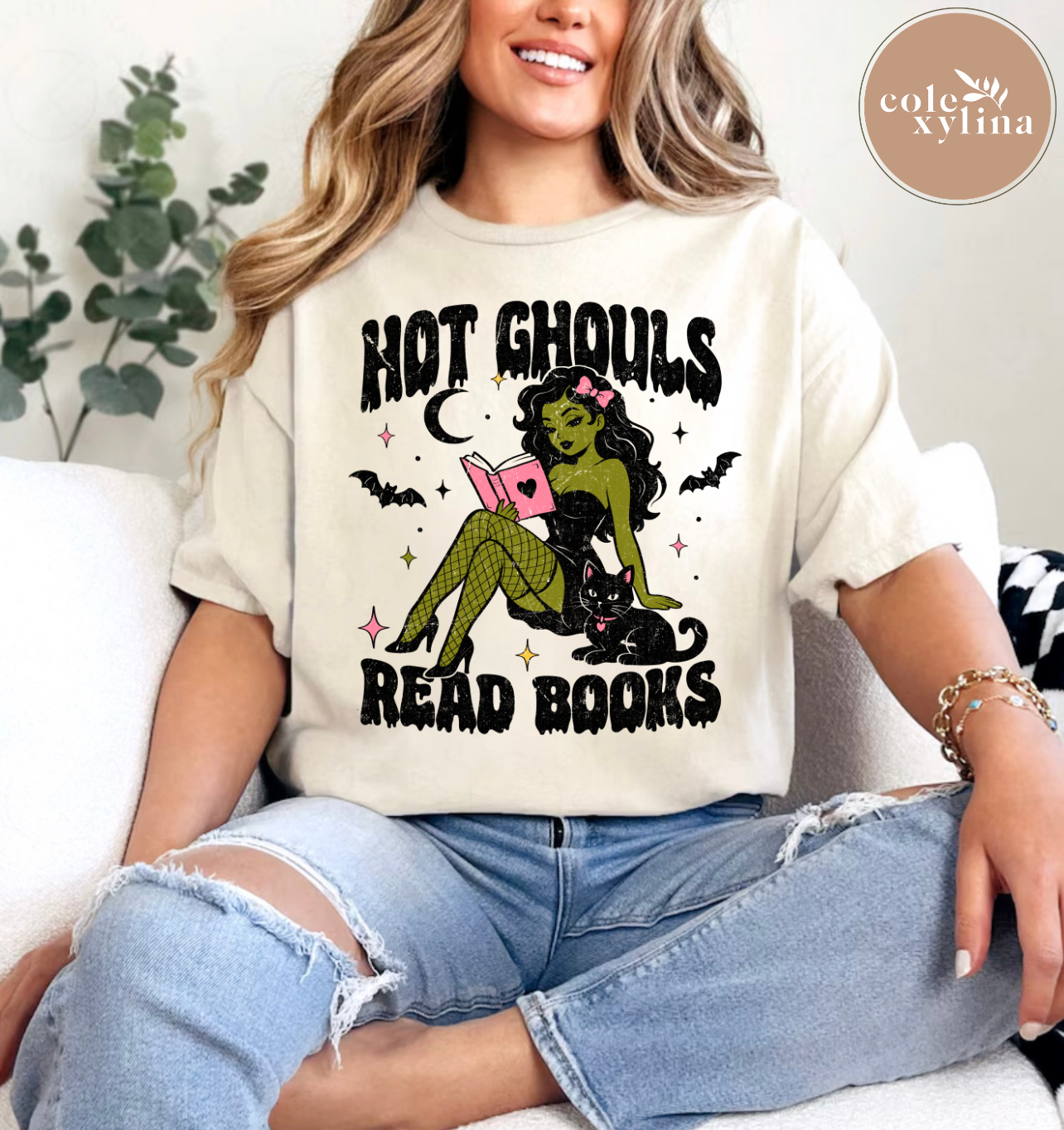 HOT GHOULS READ BOOKS - DTF TRANSFER