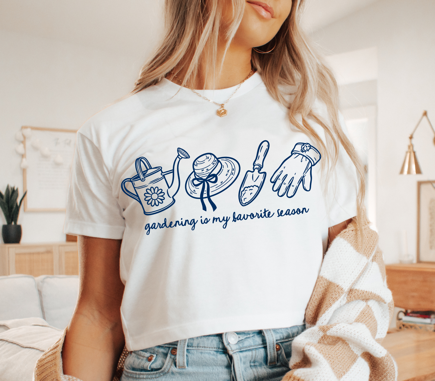 GARDENING IS MY FAVORITE SEASON BLUE - DTF TRANSFER