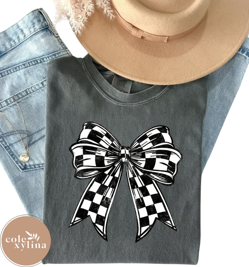 LARGE CHECKERED COQUETTE - SHIRT