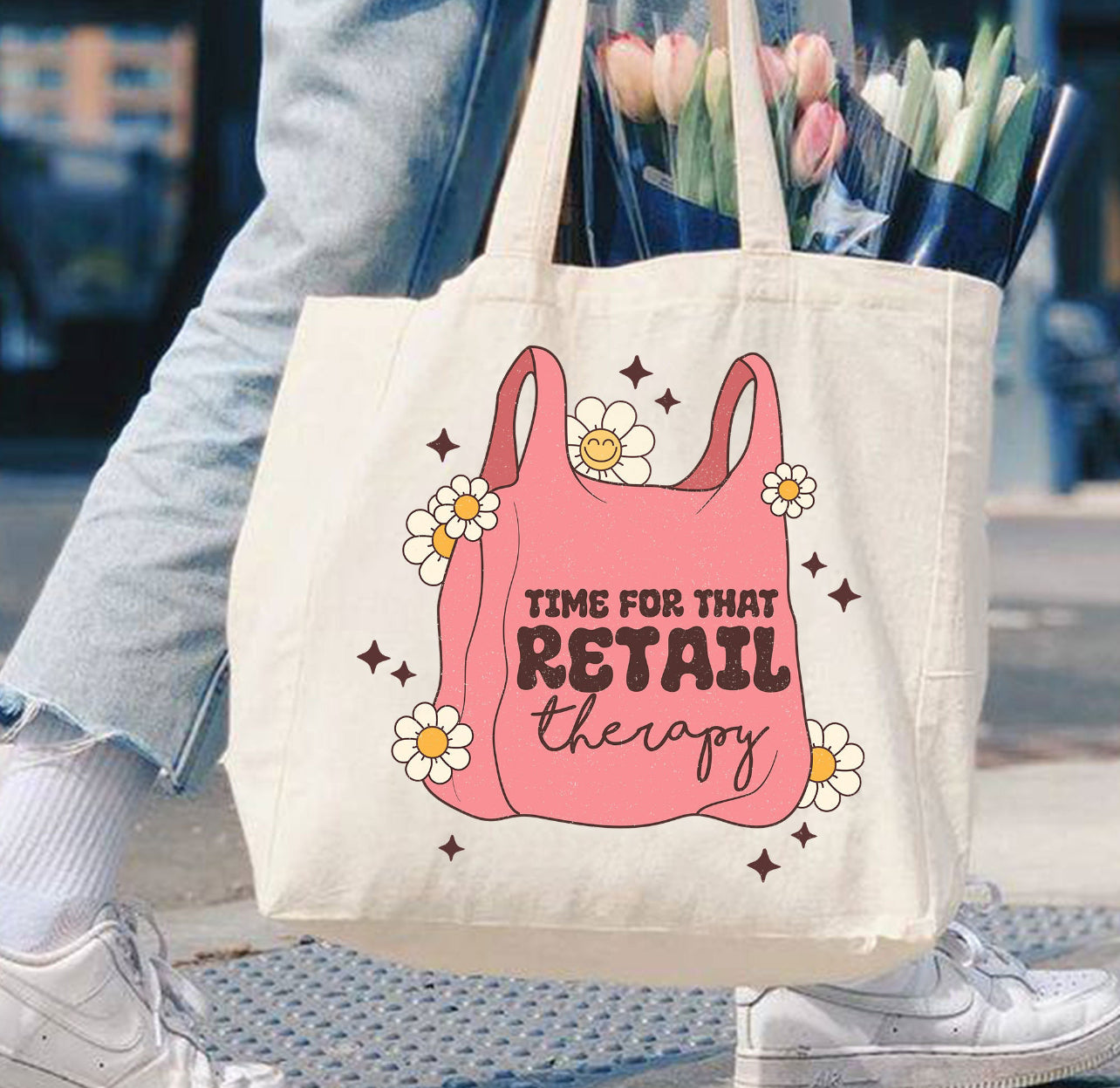 TIME FOR THAT RETAIL THERAPY - TOTE