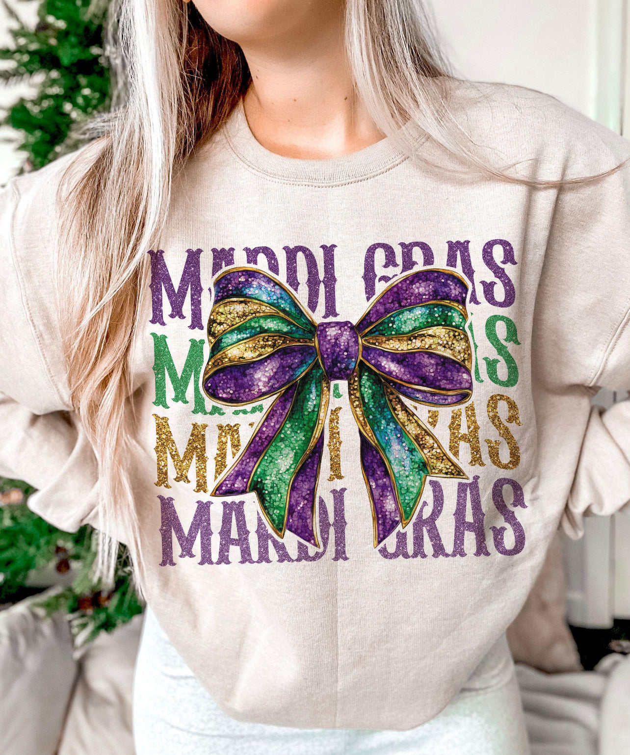 MARDI GRAS COQUETTE - DTF TRANSFER