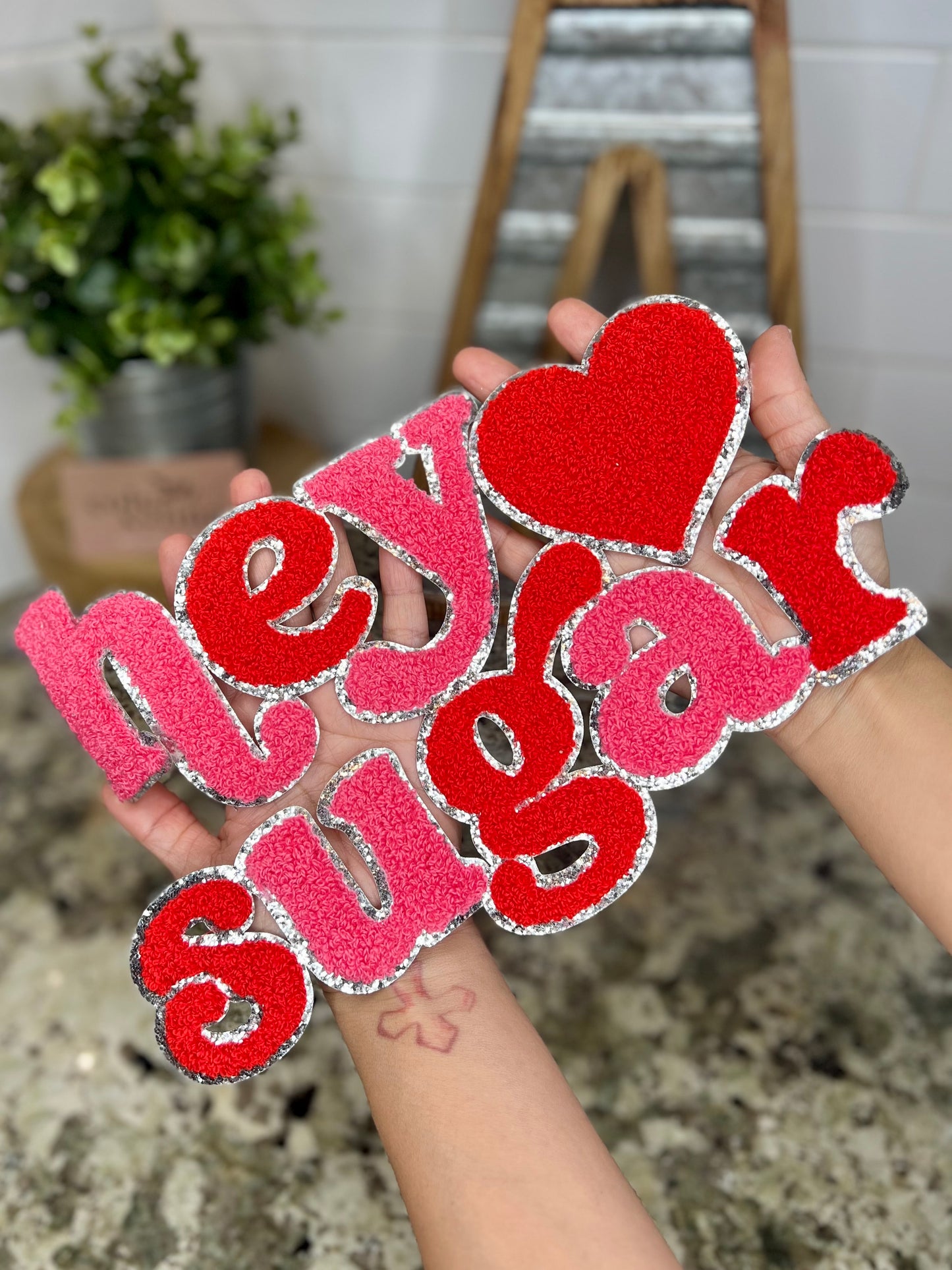 HEY SUGAR - CHENILLE PATCH