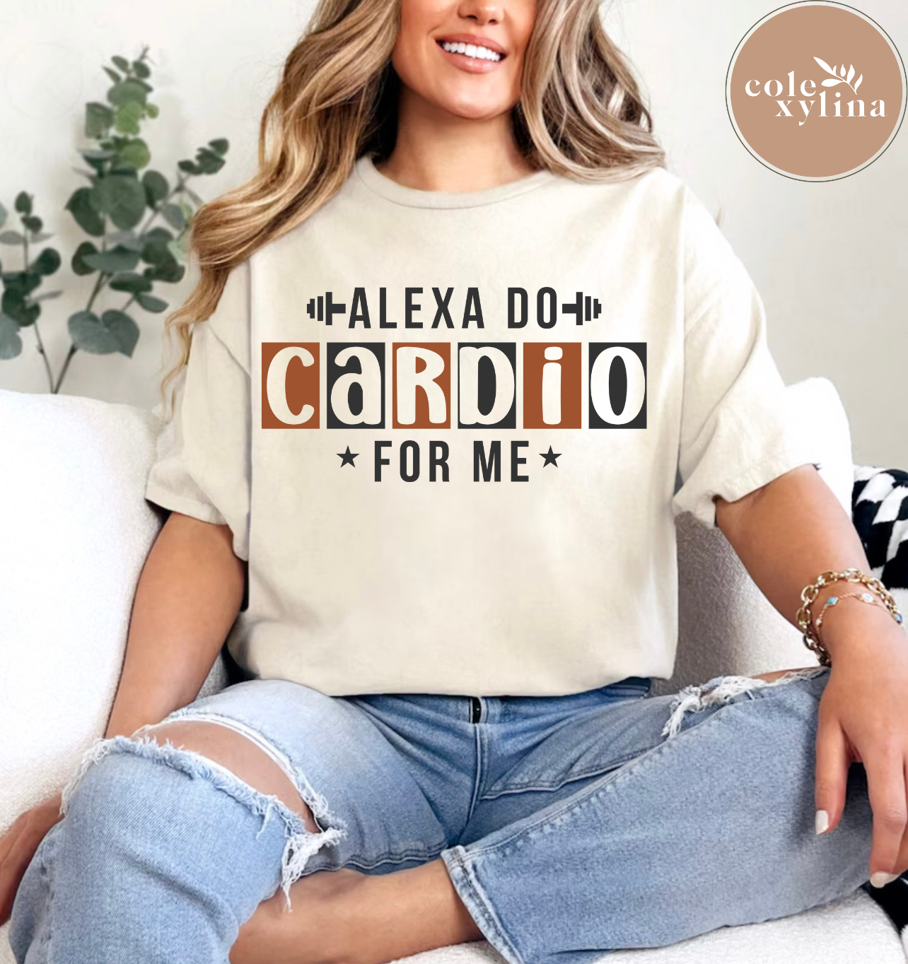 ALEXA DO CARDIO FOR ME - DTF TRANSFER