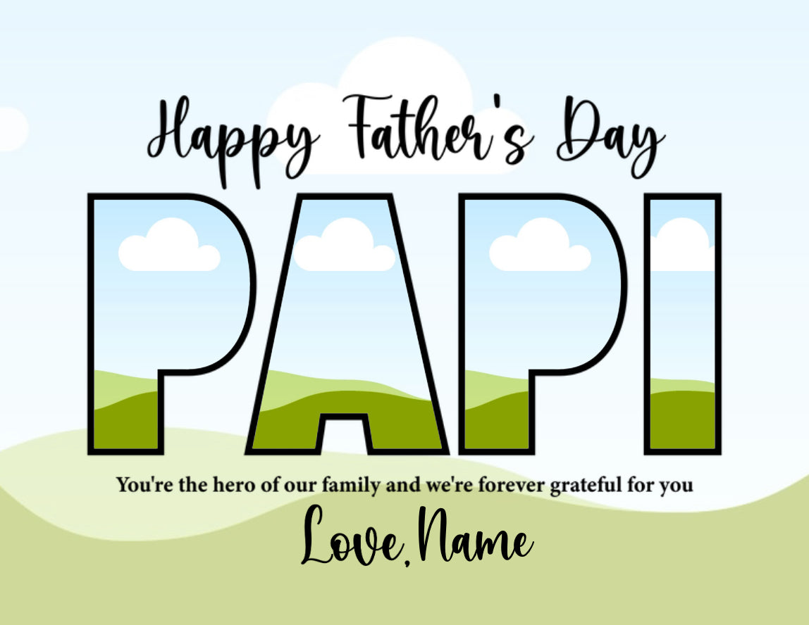 CUSTOM DAD GRANDPA GIFT (7 OPTIONS) - DTF TRANSFER