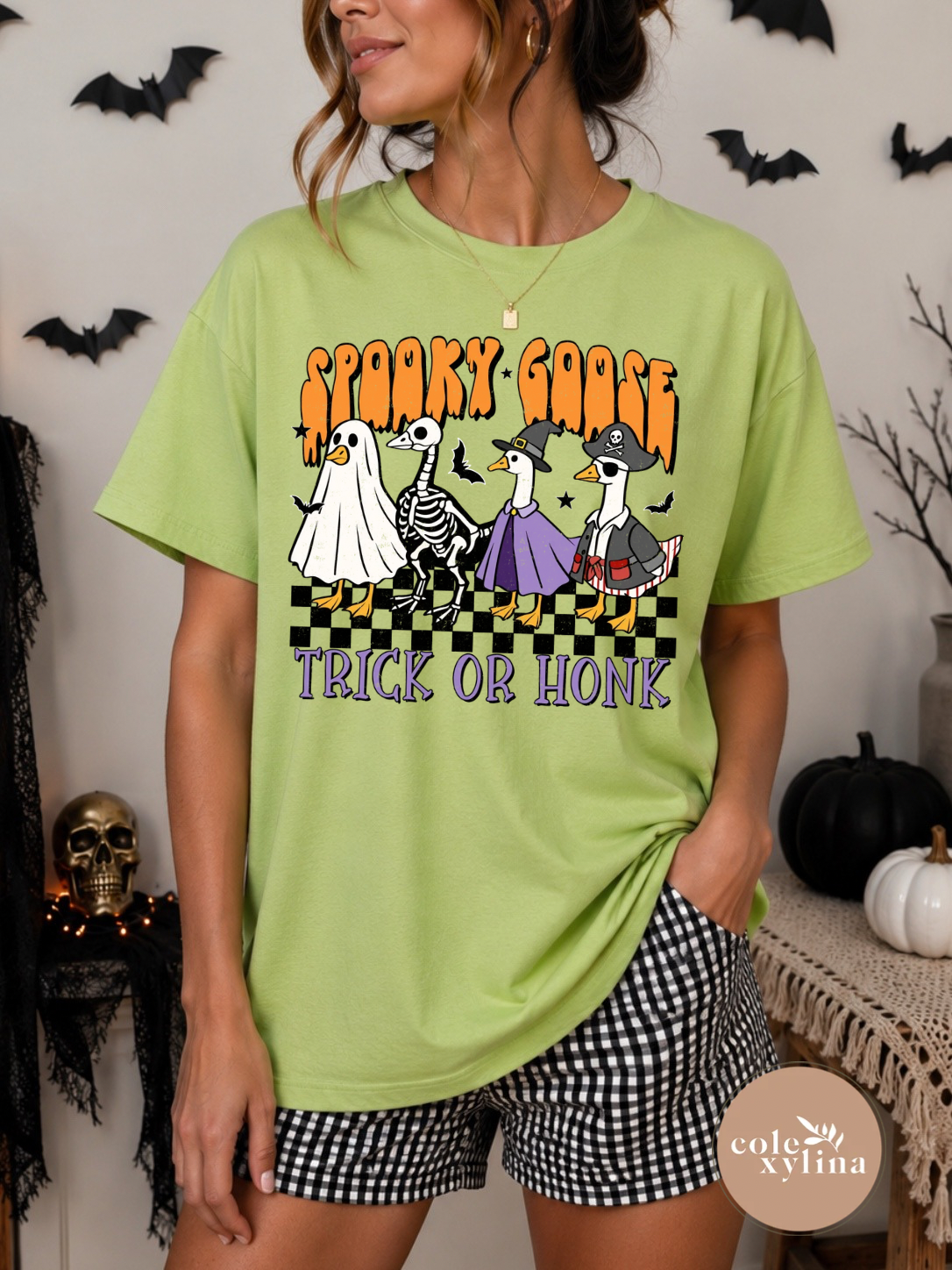 SPOOKY GOOSE TRICK OR TRUNK - DTF TRANSFER