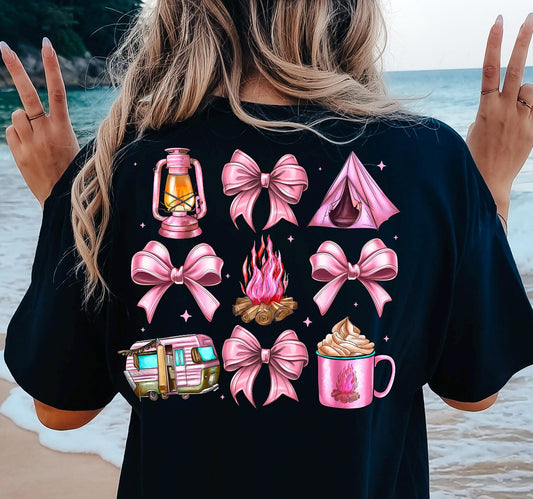 PINK COQUETTE CAMPING - DTF TRANSFER