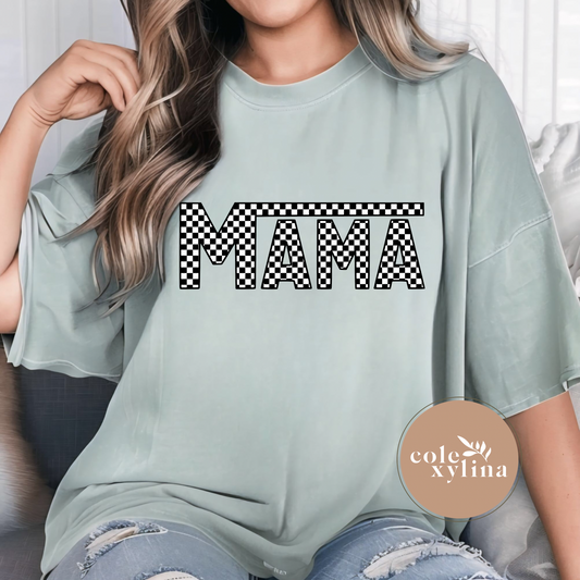 RAD CHECKERED MAMA - DTF TRANSFER