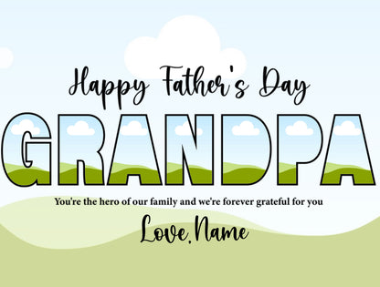 CUSTOM DAD GRANDPA GIFT (7 OPTIONS) - DTF TRANSFER