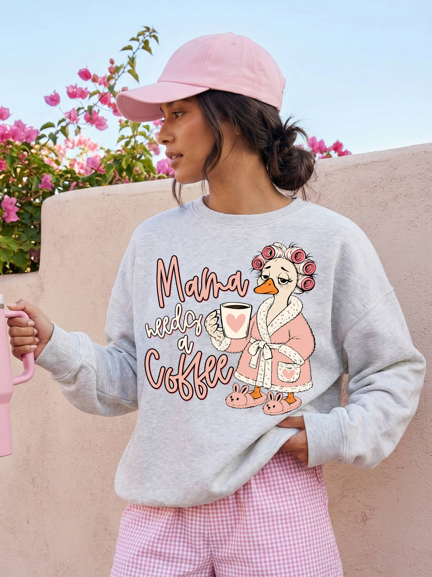 GOOSE MAMA NEEDS A COFFEE - DTF TRANSFER
