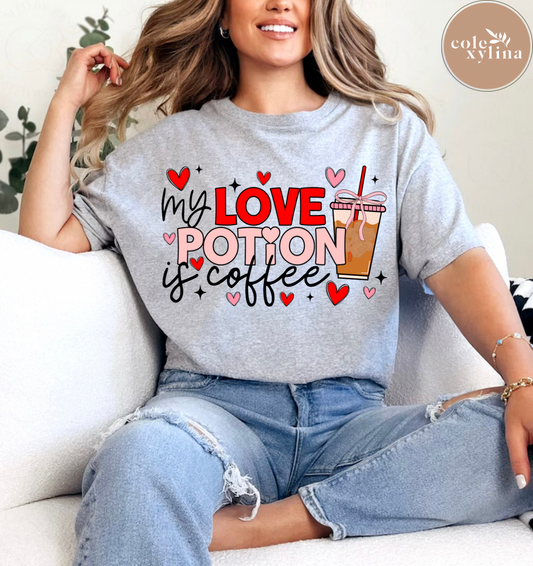 MY LOVE POTION IS COFFEE - DTF TRANSFER