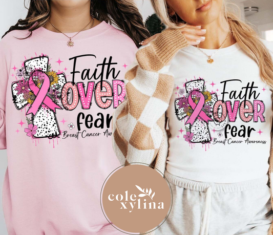 DTF TRANSFER - FAITH OVER FEAR