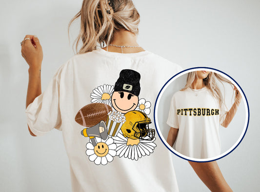 DTF TRANSFER - RETRO PITTSBURGH TWO PIECE