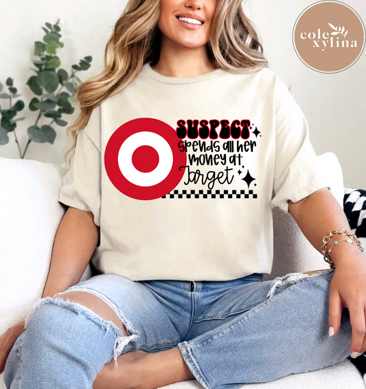 SUSPECT SHOPS AT TARGET - DTF TRANSFER
