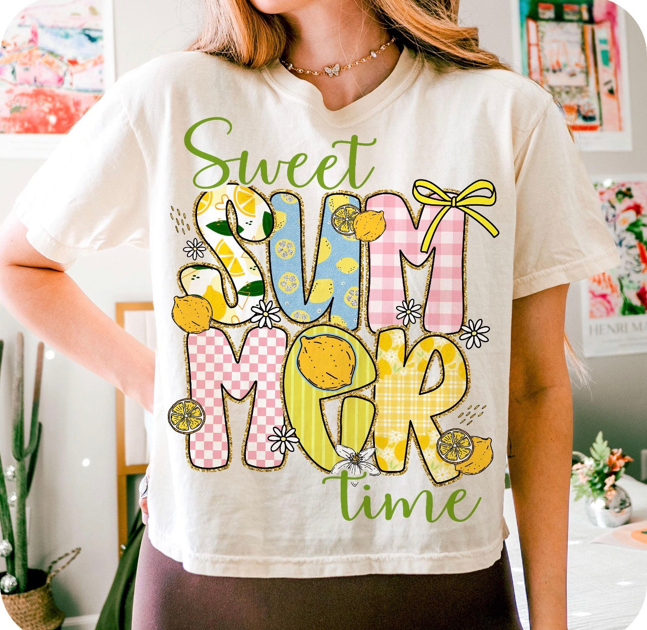 SWEET LEMON SUMMER TIME - DTF TRANSFER