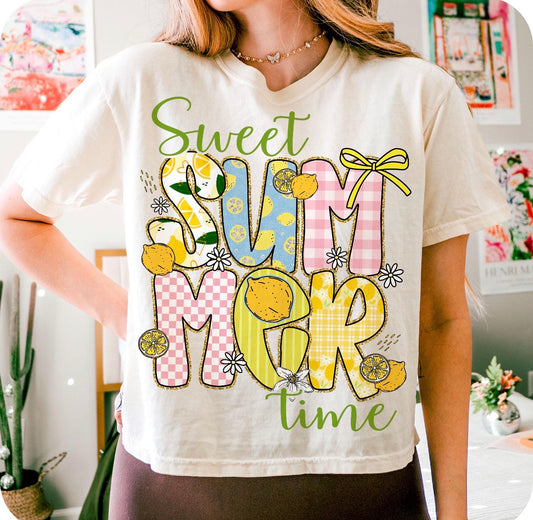 SWEET LEMON SUMMER TIME - DTF TRANSFER