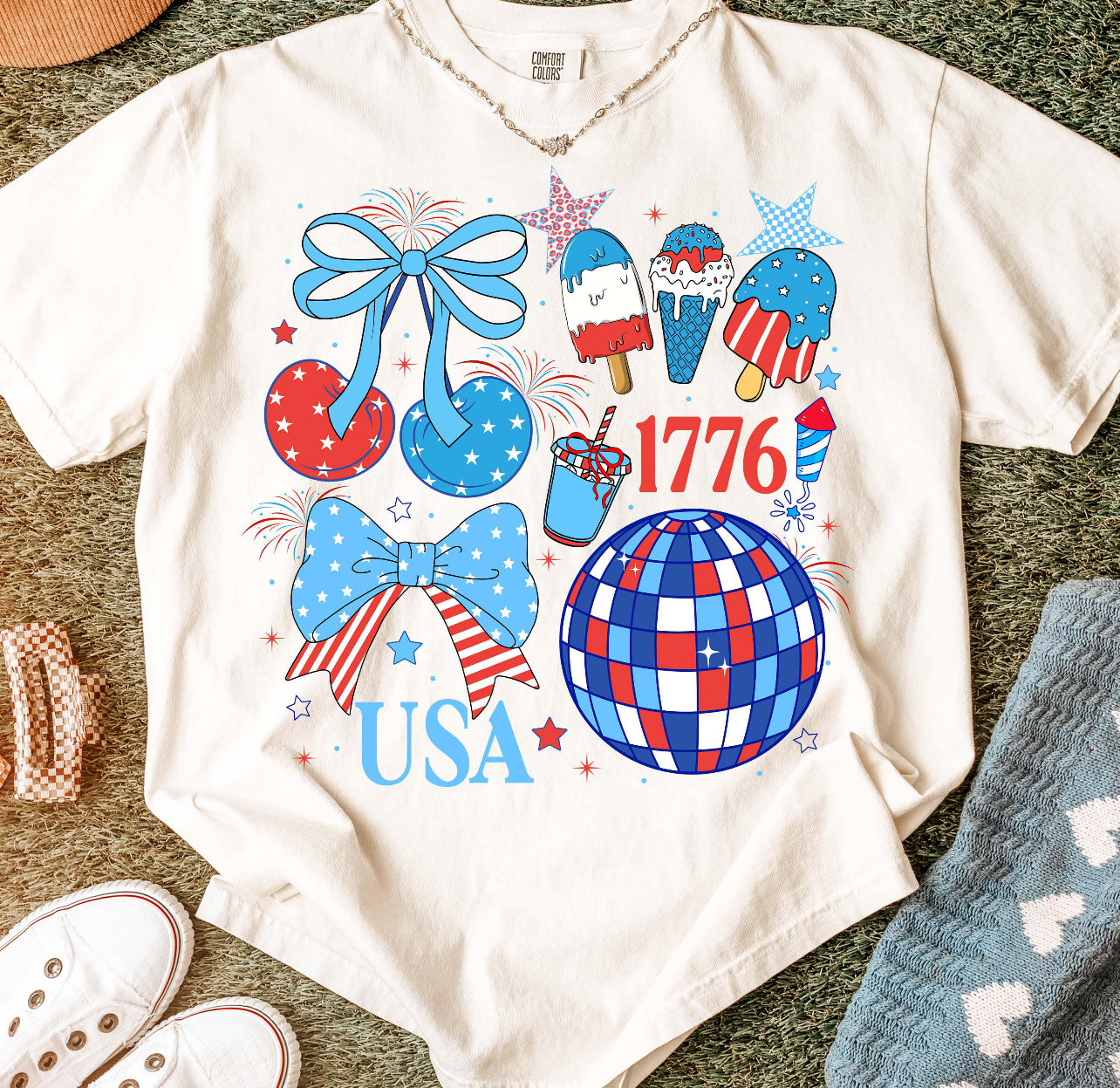 RETRO 1776 USA - SHIRT