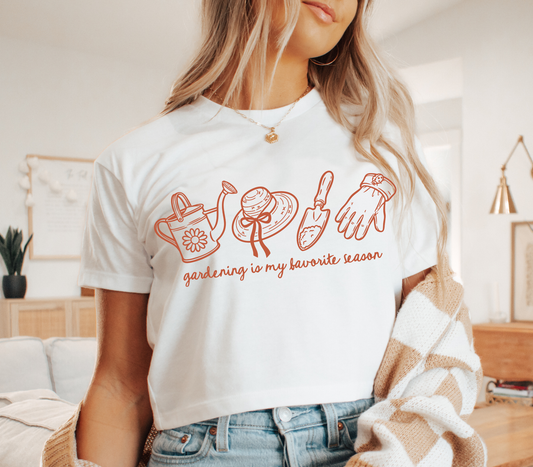 GARDENING IS MY FAVORITE SEASON ORANGE - DTF TRANSFER