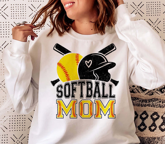 SOFTBALL MOM (4 OPTIONS) - DTF TRANSFER