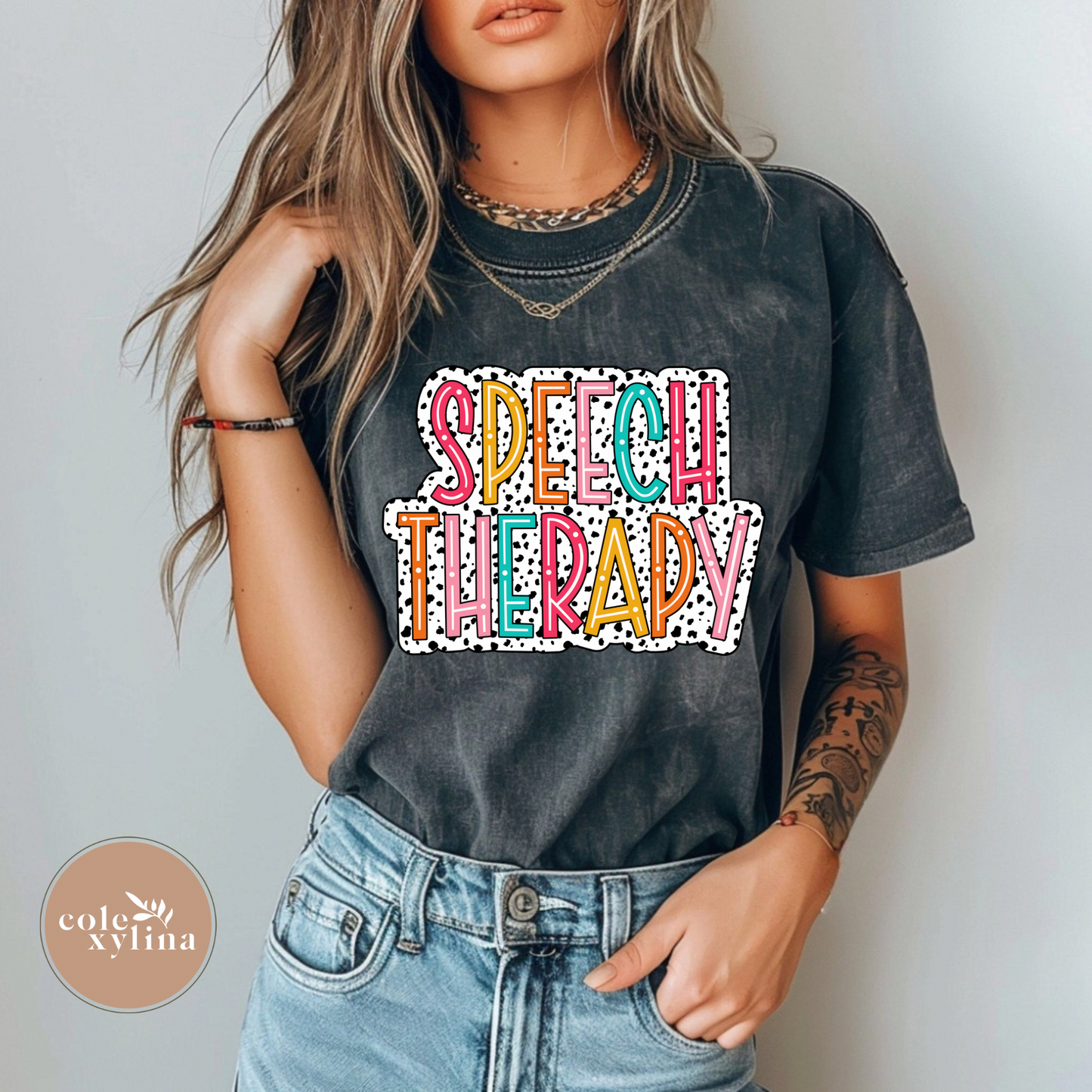 SPEECH THERAPY DOTS - DTF TRANSFER