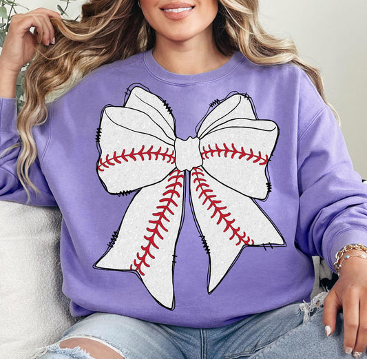 LARGE BASEBALL COQUETTE - DTF TRANSFER