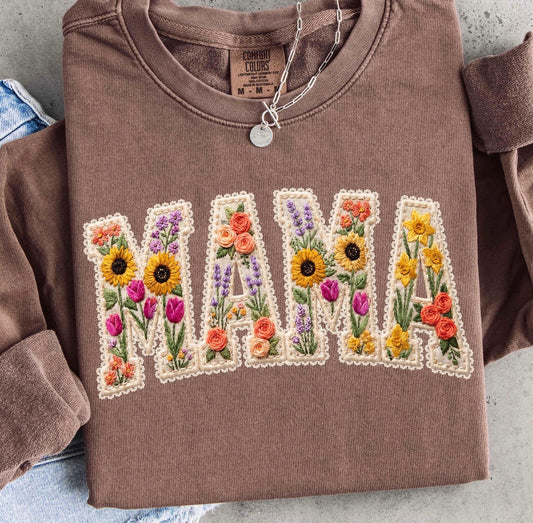 LACE TRIM MAMA (2 OPTIONS) - DTF TRANSFER