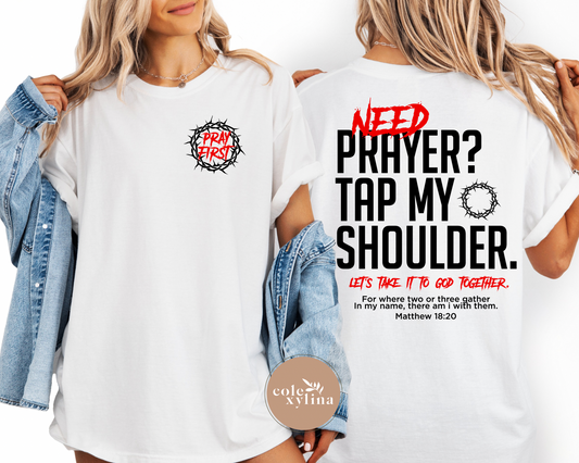 LET’S TAKE IT TO GOD TOGETHER BLACK & RED (2 PIECES) - DTF TRANSFER