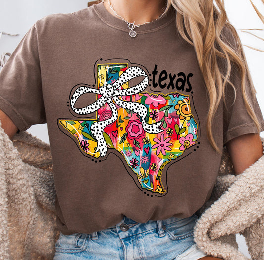 FLORAL COQUETTE TEXAS - DTF TRANSF