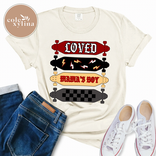 LOVED MAMA’S BOY - DTF TRANSFER