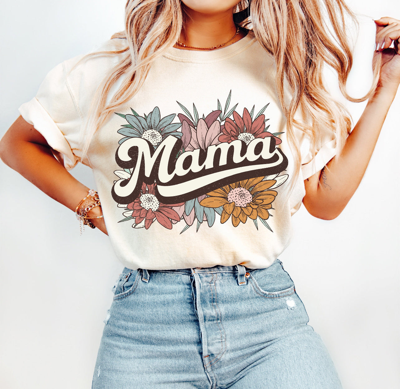 FLORAL MAMA - DTF TRANSFER