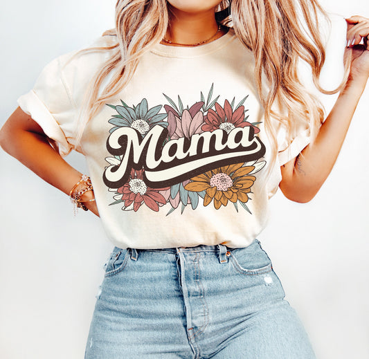 FLORAL MAMA - DTF TRANSFER