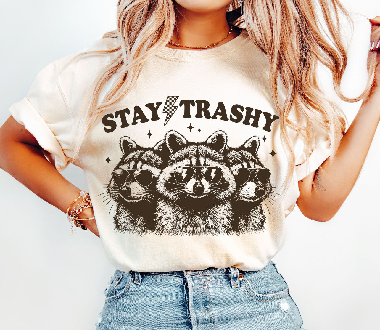 (DTF TRANSFER) STAY TRASHY