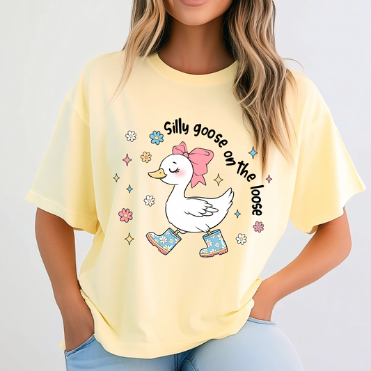 SILLY GOOSE ON THE LOOSE - DTF TRANSFER