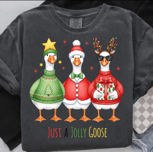 JUST A JOLLY GOOSE - DTF TRANSFER
