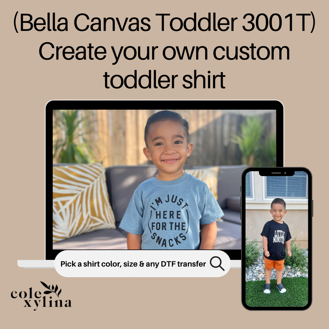 CREATE YOUR OWN TODDLER SHIRT