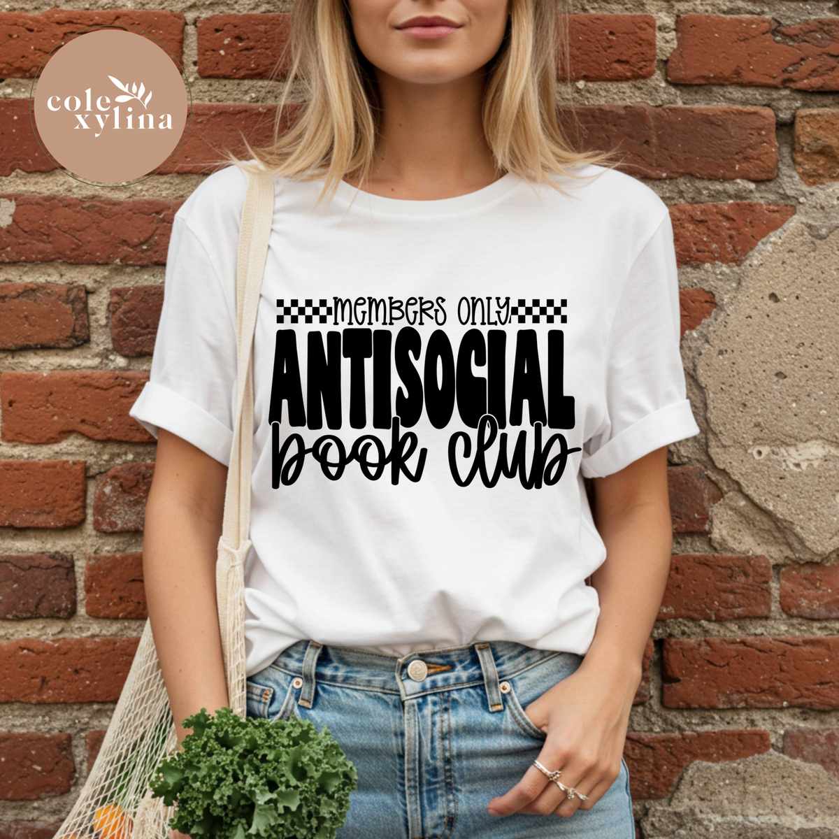 MEMBERS ONLY ANTISOCIAL BOOK CLUB - DTF TRANSFER