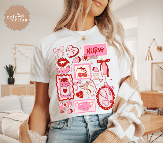VALENTINE NURSE GOODIES - DTF TRANSFER