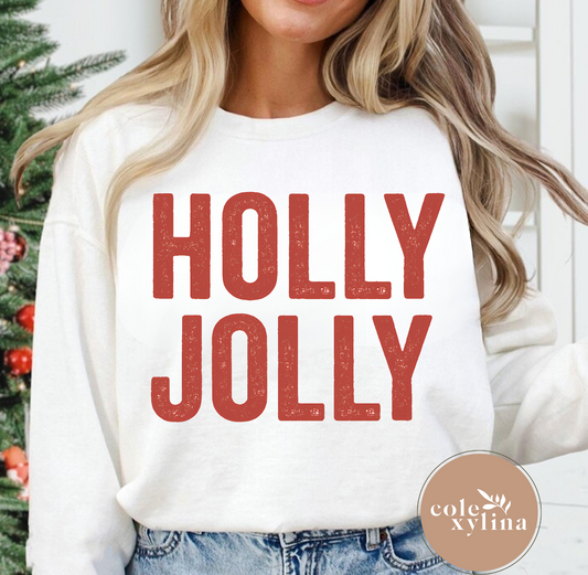 HOLLY JOLLY - DTF TRANSFER