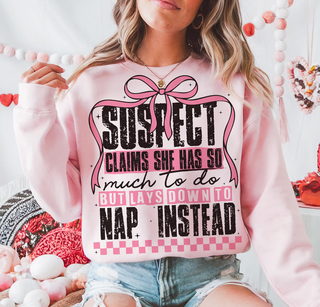 SUSPECT LAYS DOWN TO NAP - DTF TRANSFER