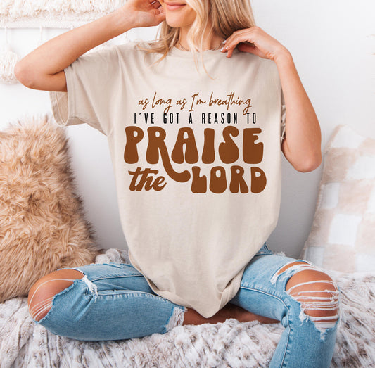 BROWN PRAISE THE LORD - DTF TRANSFER