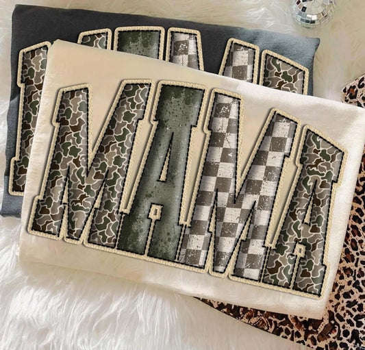 CAMO VINTAGE MAMA - DTF TRANSFER
