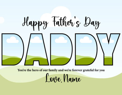 CUSTOM DAD GRANDPA GIFT (7 OPTIONS) - DTF TRANSFER