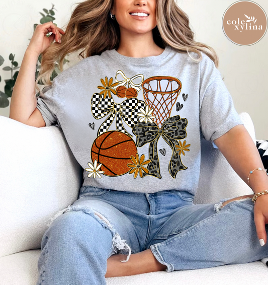 RETRO BASKETBALL HOOP - DTF TRANSFER