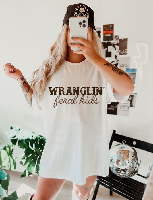 WRANGLIN FERAL KIDS - DTF TRANSFER