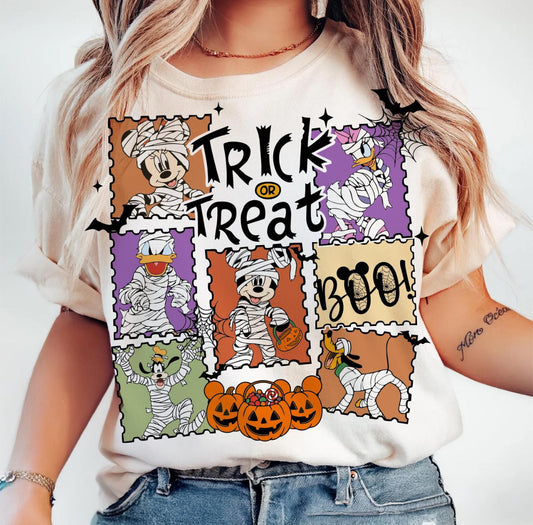 TRICK OR TREAT MOUSE FRAMES - DTF TRANSFER