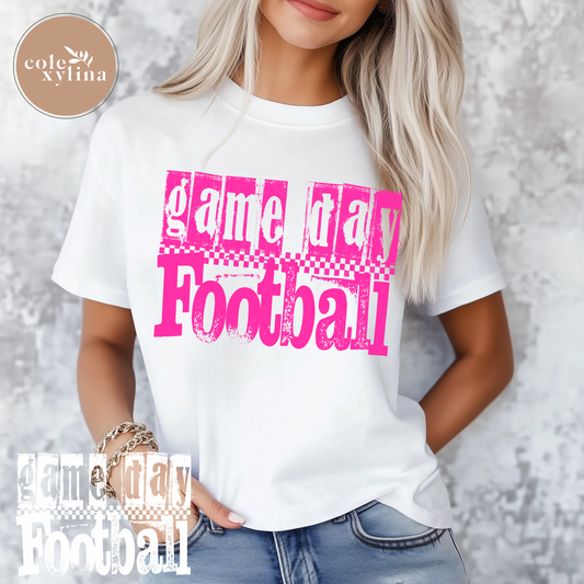 GRUNGE GAME DAY FOOTBALL (3 OPTIONS) - DTF TRANSFER