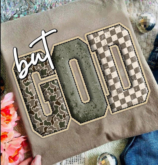 CAMO VINTAGE BUT GOD - DTF TRANSFER