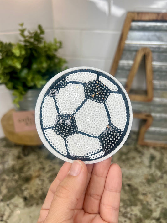 SOCCER - MINI SEQUIN PATCH