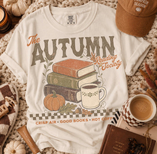 THE AUTUMN READING SOCIETY - DTF TRANSFER